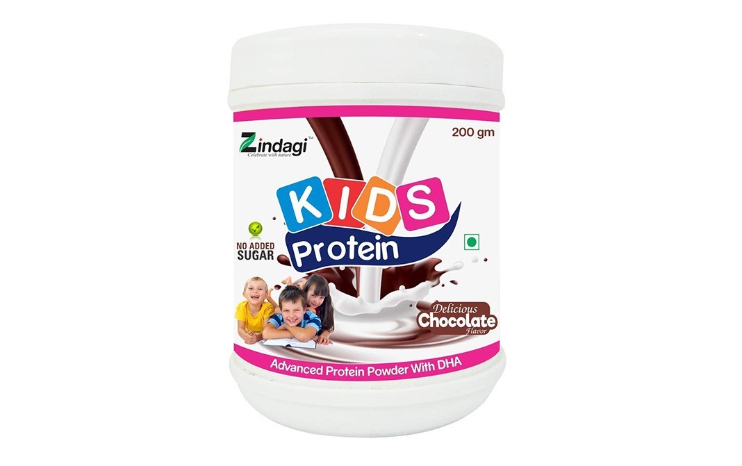 Zindagi Kids Protein Delicious Chocolate Flavor   Jar  200 grams